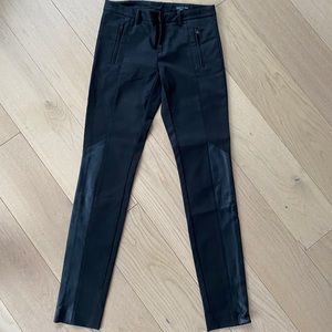 Club Monaco Pants with Leather Panels